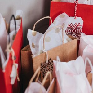 Printed Paper Shopping Bags (per bag)