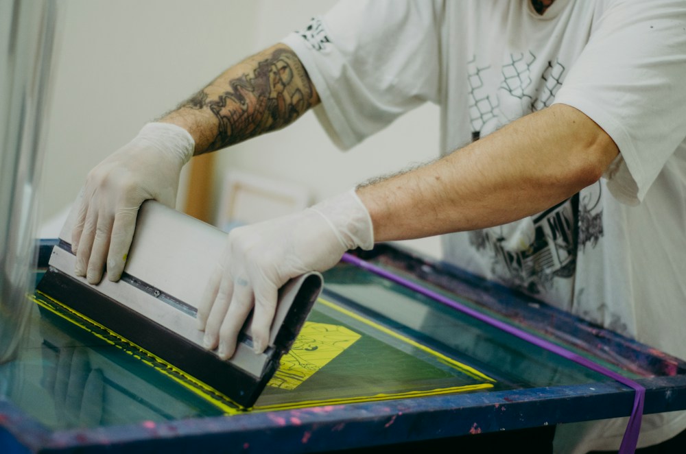 Screen-printed T-shirts (per piece)